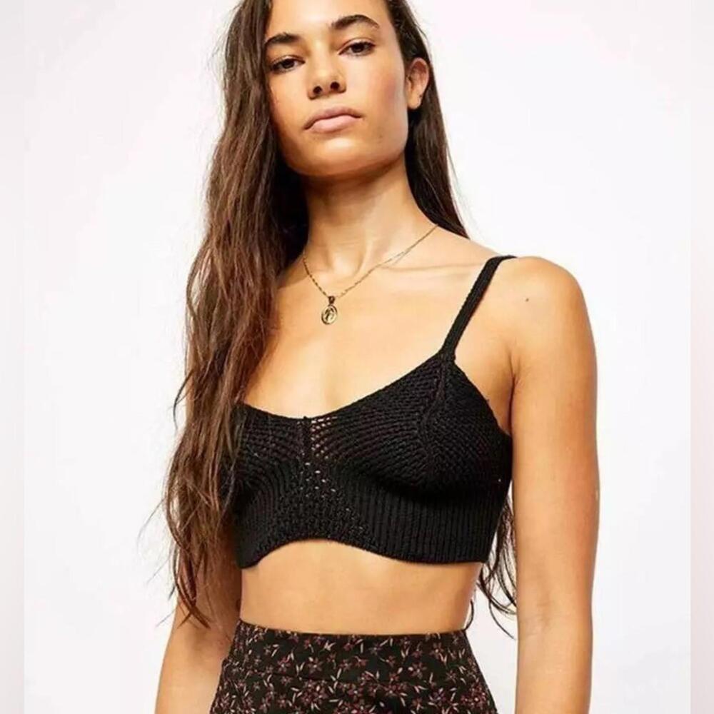 NWOT: Free People: You Wanna Brami: Crochet